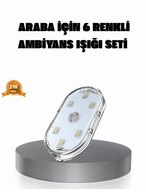 ® Manyetik Araba İçi Ambiyans LED Işık Seti – Kolay Montajlı ve Kablolara Gerek Yok