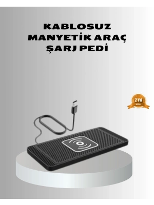 ® Manyetik Şarj Pedi 7.5W 10W 15W Hızlı Şarj Kaymaz Tabanlı