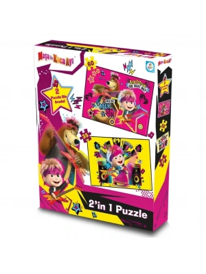 ® Maşa ile Koca Ayı 2li Puzzle