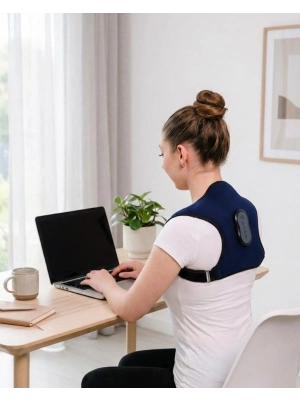 ® Medikal Destekli Akıllı Sırt Duruş Düzeltici Isıtmalı Masaj Kemeri