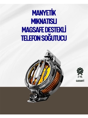 ® Mıknatıslı ve Aparatlı Montajlı Soğutucu Fan | Her Cihaza Uyumlu | LED Göstergeli