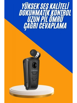 ® Mikrofonlu Makaralı Bluetooth Kulakiçi Kulaklık Android ve İOS Uyumlu