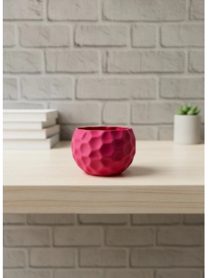 ® Mini Mor Dekoratif Saksı 5 cm Modern Masaüstü Bitki Saksısı