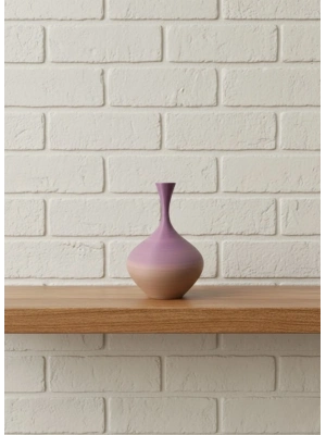 ® Mini Rainbow Dekoratif Vazo 8 cm Renk Geçişli Modern Tasarım