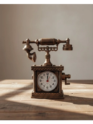 ® Minimal Tasarımlı Masa Saati Alarm Özellikli Şık Model