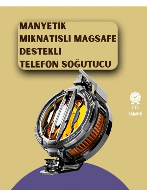 ® Mobil Oyunlar İçin Serinletici Telefon Fanı | Sessiz Çalışma | Geniş Kıskaçlı Tasarım
