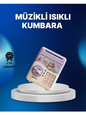 ® Mor Otomatik Para Girişli Elektronik Şifreli Kumbara