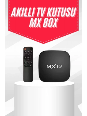 ® Mx Box Android Tv Media Sound 4K Ultra HD Görüntü Kaliteli