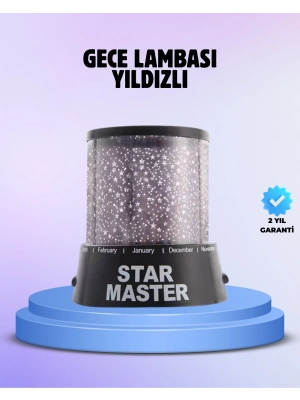 ® Odayı Yıldızlarla Dolduran Galaxy Efektli LED Projektör Işık
