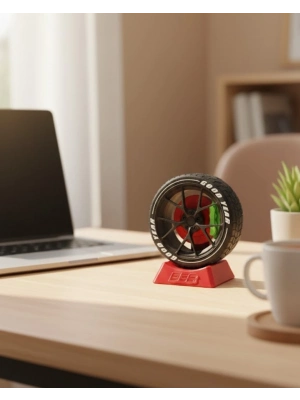 ® Ofis Masası İçin Jant Temalı Dekoratif Masa Üstü Aksesuar