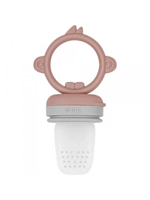 ®   Silikon Püre Meyve Sebze Emziği Woody Brown / Powder Grey