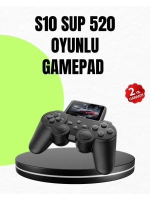 ® Orijinal 2025 S10 Gamepad 520 Oyunlu HDMI TV Bağlantılı A Kalite Atari