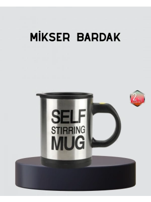 ® Otomatik Karıştıran Akıllı Kupa – Paslanmaz Çelik, Isı Korumalı