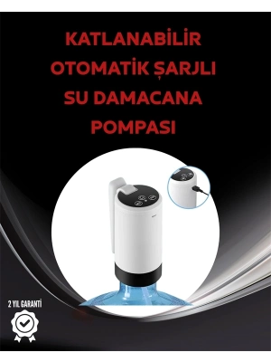 ® Otomatik Şarjlı Damacana Pompası Ev Ofis Kamp Kullanım