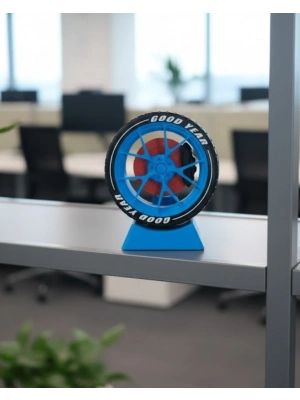 ® Otomobil Jant Görünümlü Masa Üstü Ofis Süsü