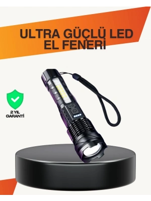 ® Outdoor ve Acil Durum İçin Güçlü LED El Feneri