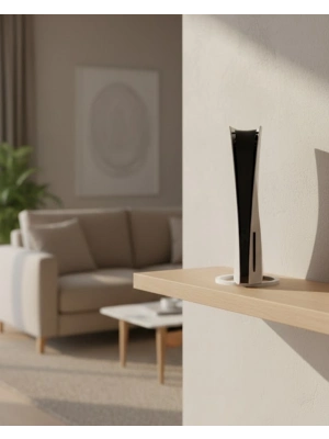 ® Oyun Konsolu Standı Masa ve TV Ünitesi Üstü Düzenleyici Tutucu