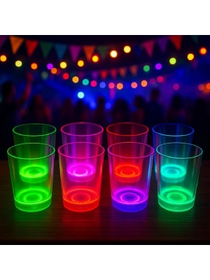 Neon Sarı Bardak 8.5 x 10.5 cm