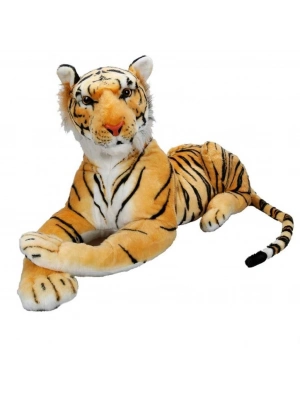 ® Peluş Yatan Kahverengi Kaplan