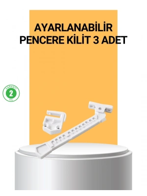 ® Pencere Cam Emniyet Kilidi Açılma Sınırlayıcı Set