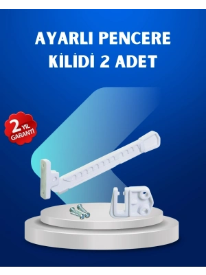 ® Pencere Güvenlik Kilidi Açılma Sınırlayıcı Aparat 2 Adet