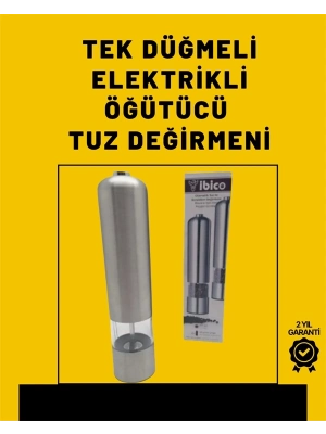 ® Pil İle Çalışan Elektrikli Baharat Öğütme Cihazı Ergonomik Şeffaf Gövde