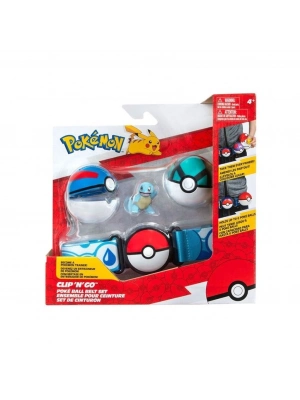 ®  POK 95283-Q Pokemon Clip n Go Pokeball Kemer ve Figür Seti
