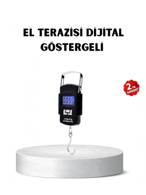 ® Portatif Dijital El Kantarı – Bavul, Kargo ve Paket Tartı Cihazı 50 Kg