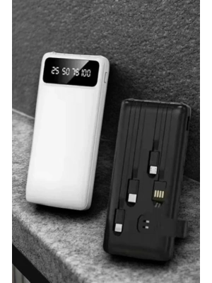 ® Powerbank 20.000 Mah LCD Ekran USB Lightning Type-C Uyumlu İOS ve Android