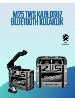 ® Powerbank Özellikli Kablosuz Kulaklık | Otomatik Bağlantı | Şarj Kutusu Dahil