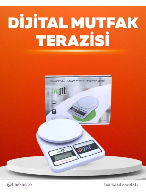 ® Pratik ve Şık Tasarımıyla Dijital Mutfak Tartısı