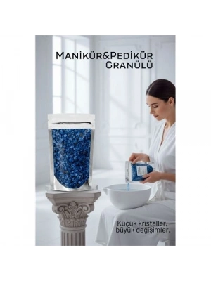 ® Premium Manikür & Pedikür Tuzu - 400g Yoğun Mineralli El ve Ayak Bakım Granülü