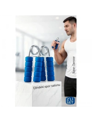 ® Profesyonel Çelik Yaylı El ve Bilek Egzersiz Aleti - 2li El Yayı Kondisyon Seti