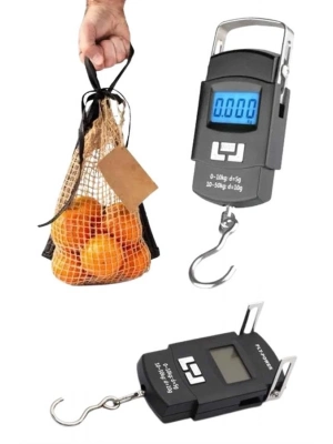 ® Profesyonel El Terazisi El Kantarı 50 Kg Dijital Göstergeli Tartı