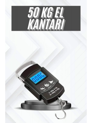 ® Profesyonel El Terazisi El Kantarı 50 Kg Dijital Göstergeli Tartı