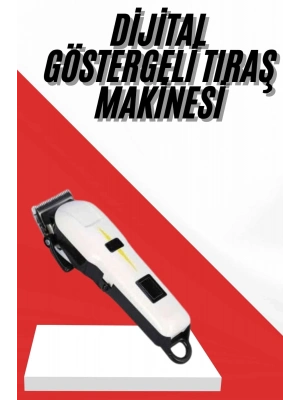 ® Profesyonel Şarjlı Tıraş Makinesi Turbo Kablosuz Saç Kesme Makinesi