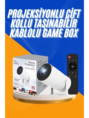 ® Projeksiyon Cihazı Video Oyun Konsolu 8 GB Hafıza LCD Ekran Kumandalı