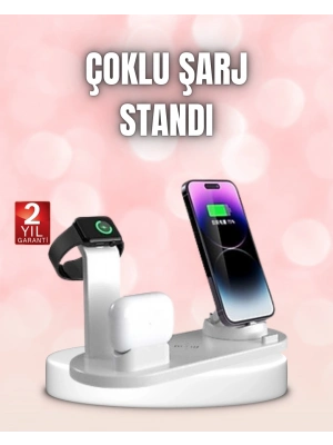 ® Qi Destekli Tüm Cihazlarla Uyumlu Kablosuz Şarj Ünitesi