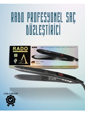 ® Rado RD-446 Seyahat Dostu Saç Düzleştirici – Güvenlik Kilidi ve Taşınabilir Tasarım