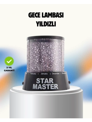 ® Renk Değiştirmeli LED Yıldız Projektör Parti ve Gece Lambası