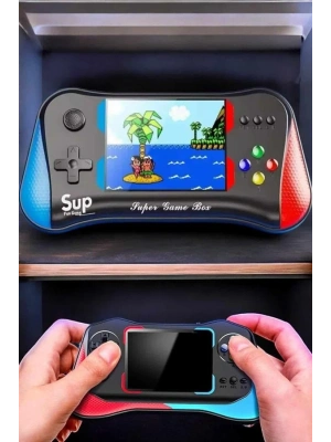 ® Retro 500 Oyunlu Nostaljik Oyunlu El Atari Gamebox Oyun Konsolu Çift Destekli