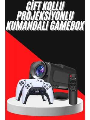 ® Retro Video Oyunu Konsolu Android Tv El Oyun Konsolu WIFI Taşınabilir Projeksiyon Cihazı