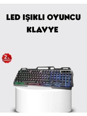 ® RGB Aydınlatmalı Klavye Mouse Seti – USB Bağlantılı, Türkçe Q, Ayarlanabilir DPI, Ergonomik Yapı