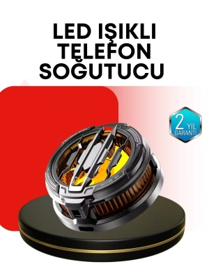 ® RGB Işıklı Sessiz Fanlı Telefon Soğutucu
