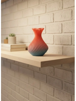 ® Romantik Kalp Figürlü Süslük Vazo Modern Tasarım 15 cm