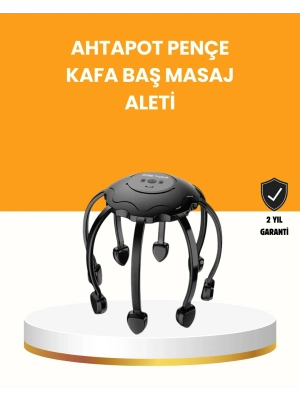 ® Saç Derisi Masaj Aleti 8 Bağımsız Kol 3 Modlu Derin Rahatlama