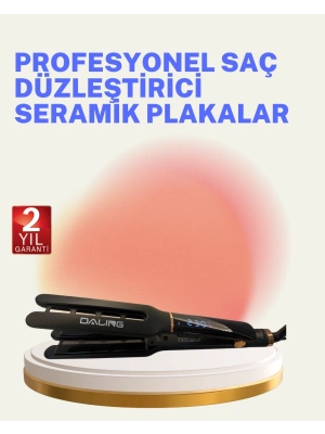 ® Saç Düzleştirici Seramik Plakalı 230C Hızlı Isınma 360° Kablo