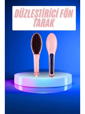 ® Saç Düzleştirici Tarak Dijital Göstergeli Seramik Kaplama Sıkı Dişli