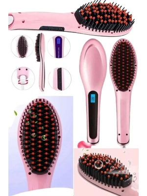 ® Saç Düzleştirici Tarak Isı Ayarlı Yıpranma Önleyici Düzleştirici Fön Tarak