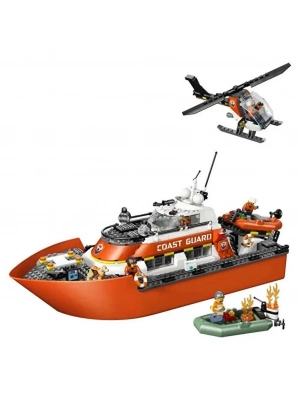 Sahil Güvenlik Kurtarma Botu ve Helikopteri 60504